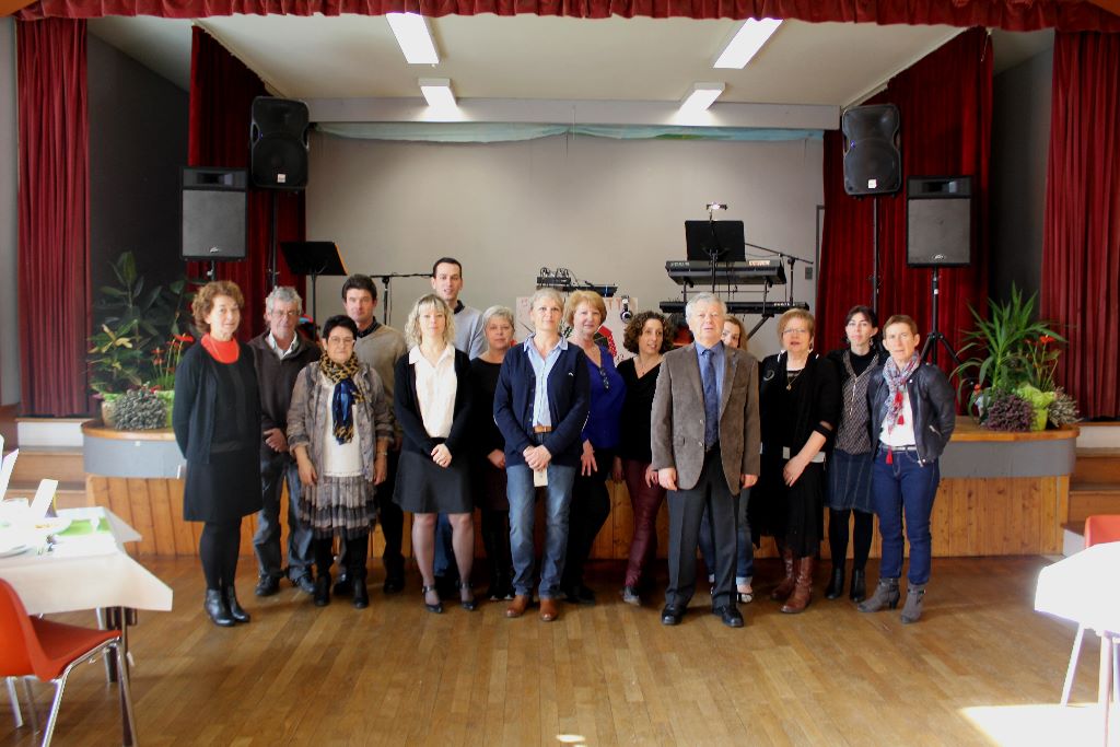 Les membres du CCAS et le Personnel Communal